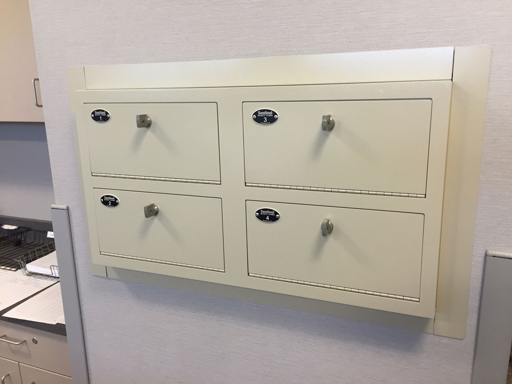 Wall Mounted Pistol Lockers